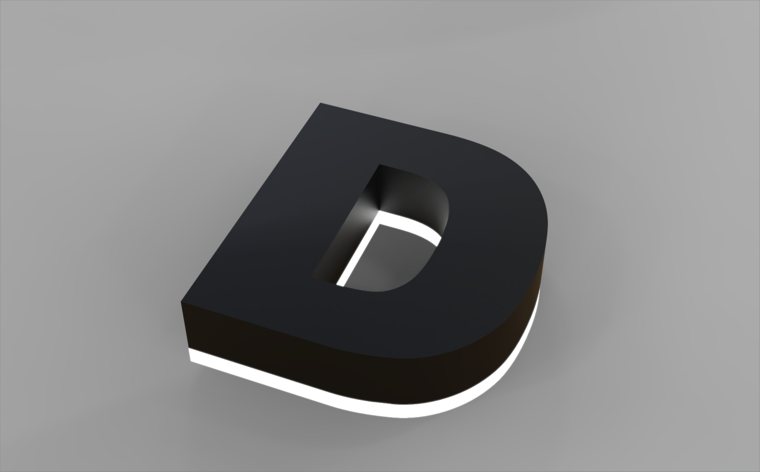 Mini Letters Edge-Lit