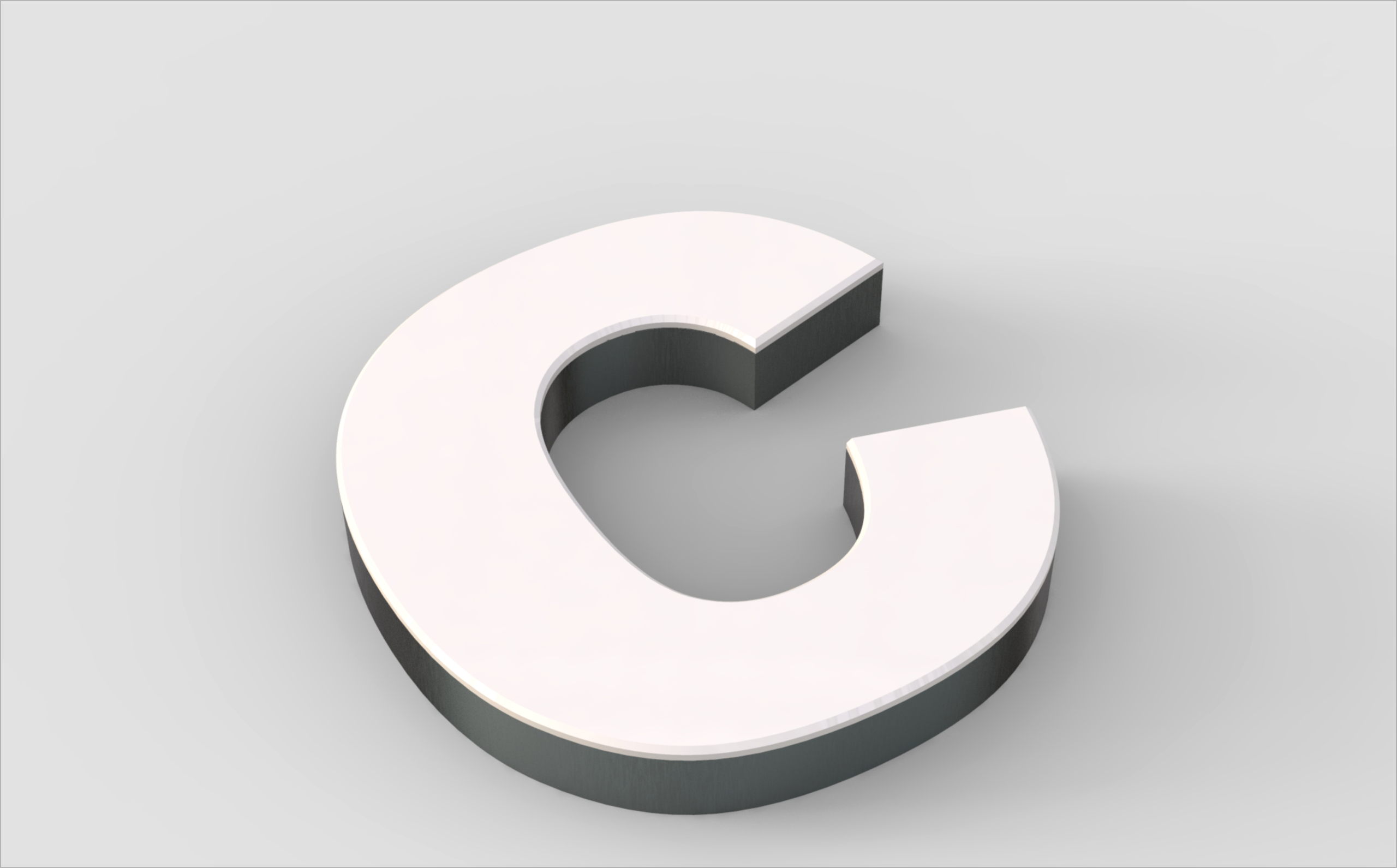 Fabricated Metal Letters Face-Lit