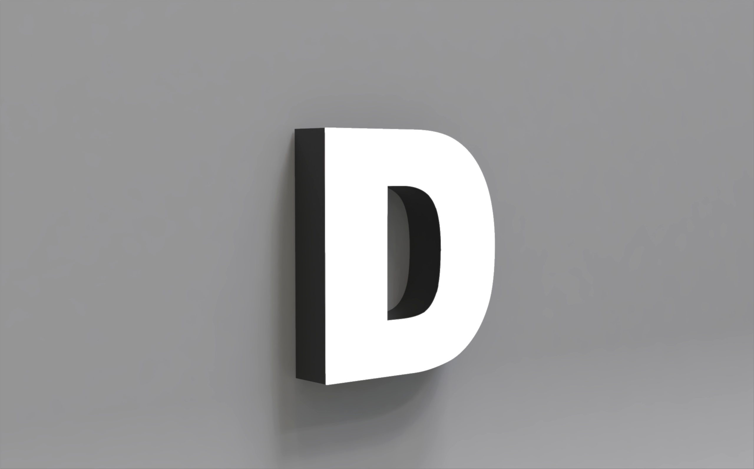 Mini Letters Face-Lit