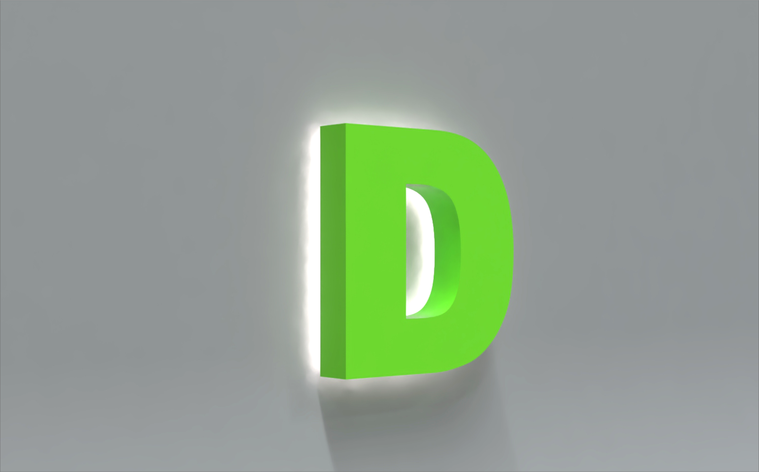 Mini Letters Halo-Lit