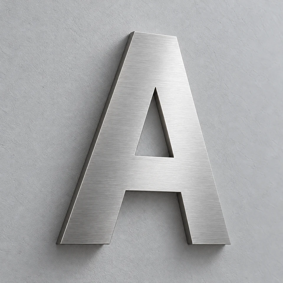 Flat Cut Letters